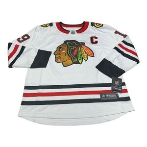 Fanatics Chicago Blackhawks Jonathan Toews Breakaway Away Sewn Jersey Size XL